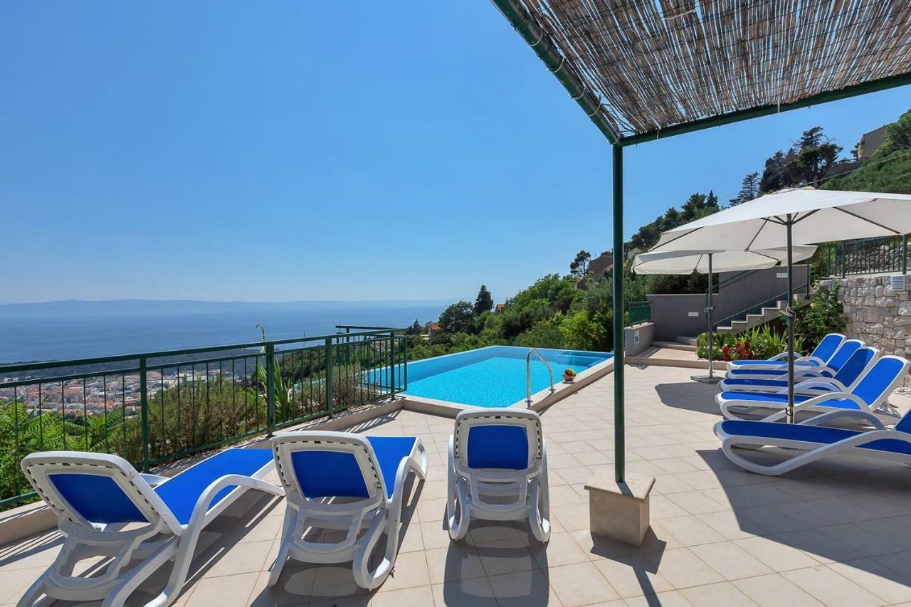 Villa Makar,Heated Pool,Gym,Grill,Seaview Makarska Exterior foto